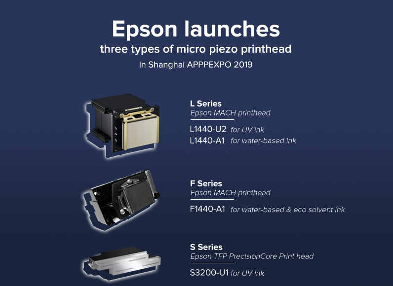Epson L1440-A1, S3200 U1, and F1440 A1 printhead