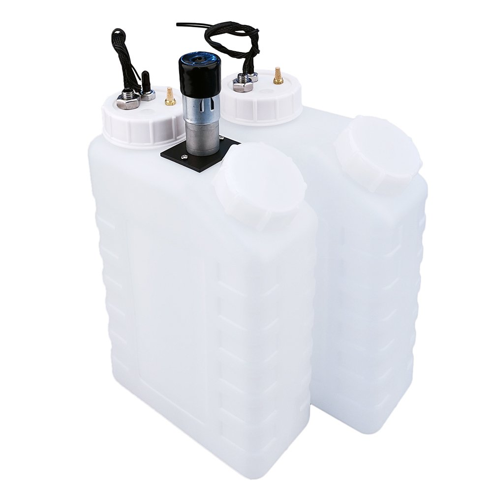 3.5L White Sub Tank with Float/Agitator/Motor/Muffler/Single Steel Pipe
