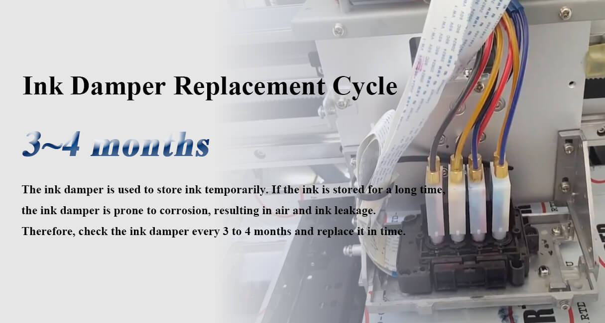 dx7 ink damper replacement cycle