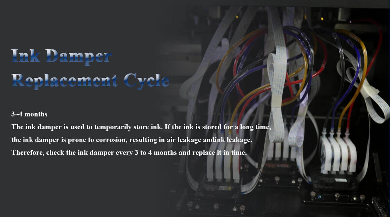 ink damper replacement cycle
