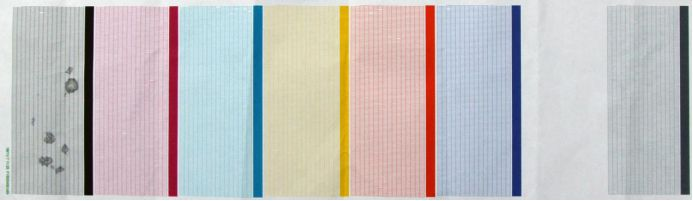 printing test strip for the kyocera printheads