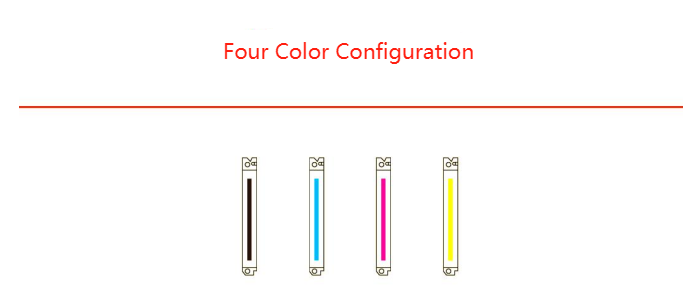 UV printhead-four color configuration