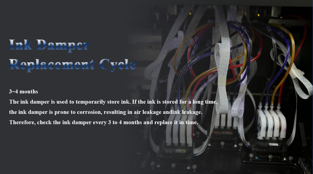 ink damper replacement cycle