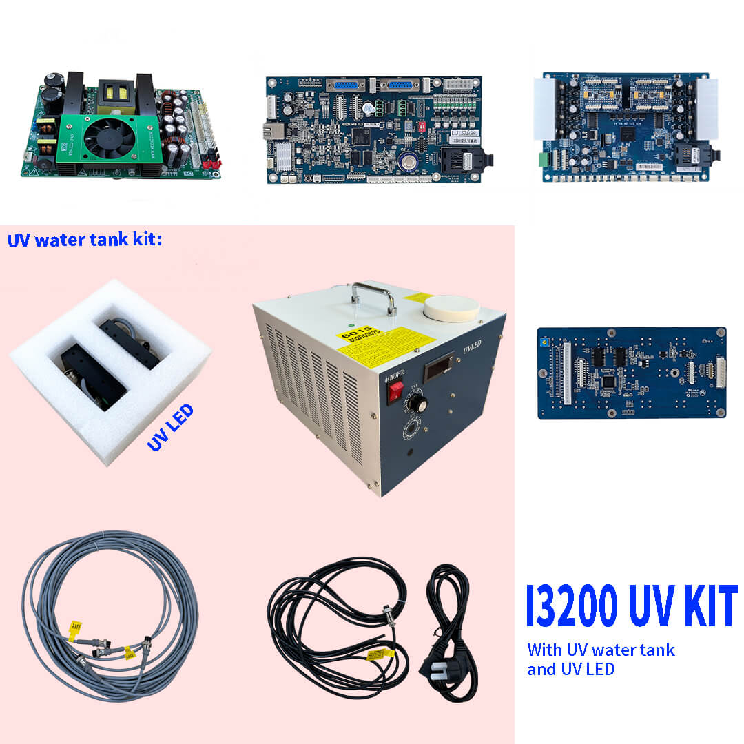 Hoson i3200 UV Double Heads Board Kit with UV LED Curing System
