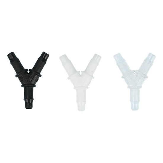 Inkjet Printer Φ4 Y-Shaped 3 Way Ink Tube Fitting JH-Y-4-4