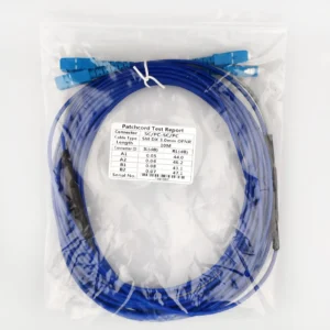 Printer Armored Fiber Patch Cable Single Mode Optical Fiber Cable