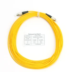 Single-Mode Simplex Fiber FC/PC-FC/PC Fiber Optic Patch Cord