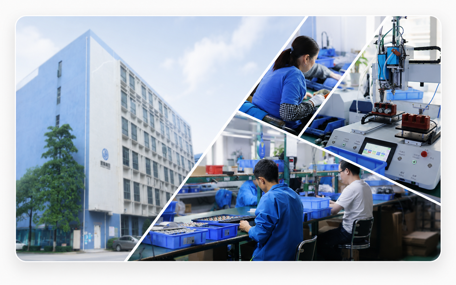 Johope Technology facility and printer-parts production team
