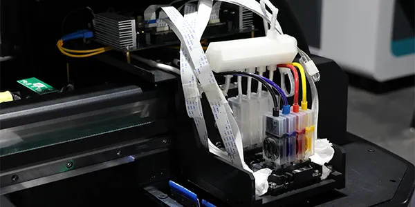 Maintenance station parts for textile printers — capping, peristaltic pumps, water-based pumps, wipers