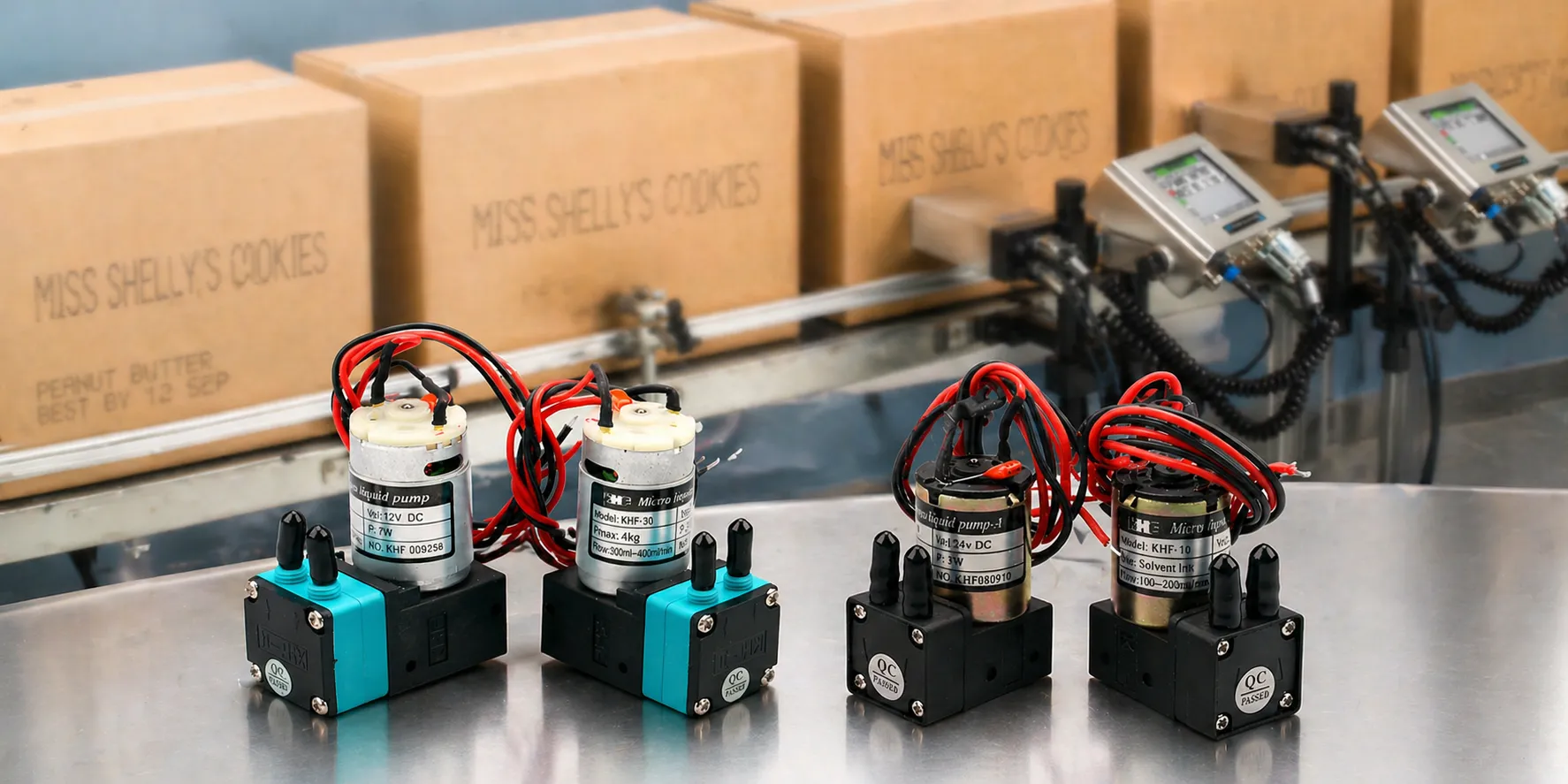 CIJ ink pumps diptubes supply category industrial coding