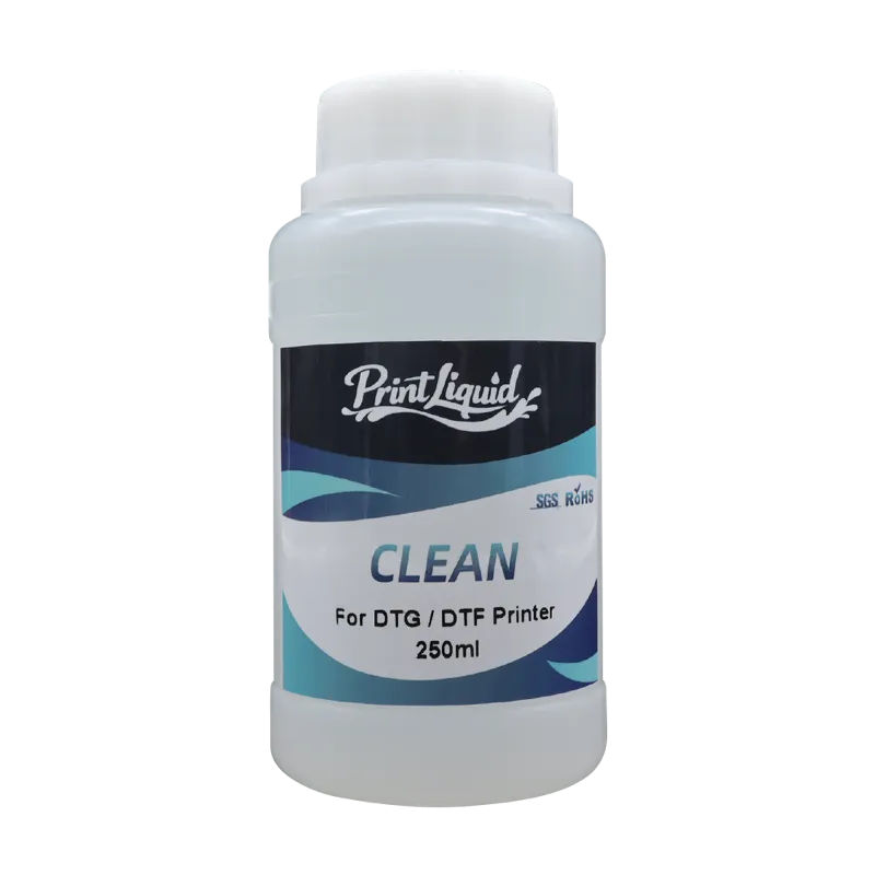 Print Liquid CLEAN cleaning solution for DTG and DTF printers, 250 ml