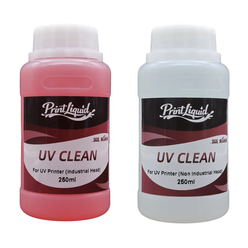 Print Liquid UV CLEAN for industrial and standard UV printheads, 250 ml